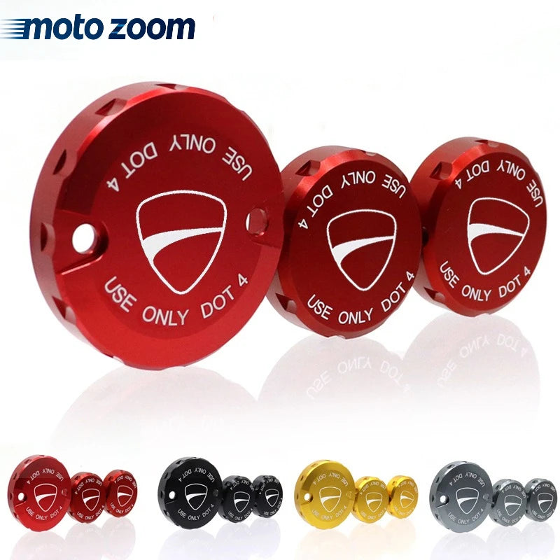 Ducati fluid reservoir and oil cap cover set — alternate view 6