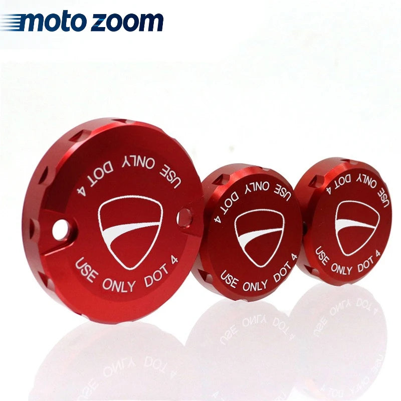 Ducati fluid reservoir and oil cap cover set — alternate view 13