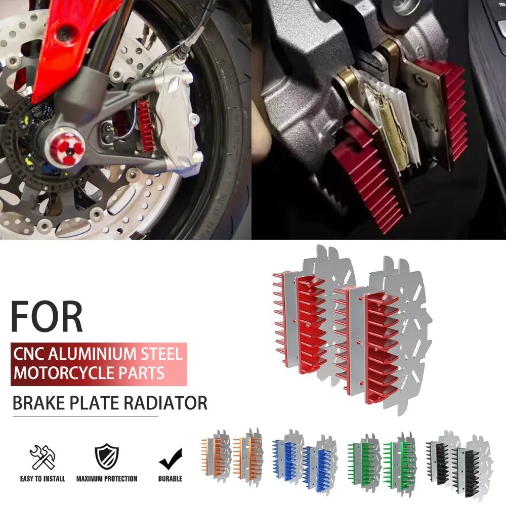 Brake plate caliper heatsink radiator for Ducati Panigale V4, V4S, V4SP, Speciale and Corse