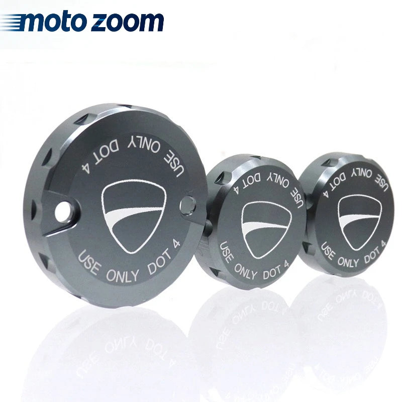 Ducati fluid reservoir and oil cap cover set — alternate view 7