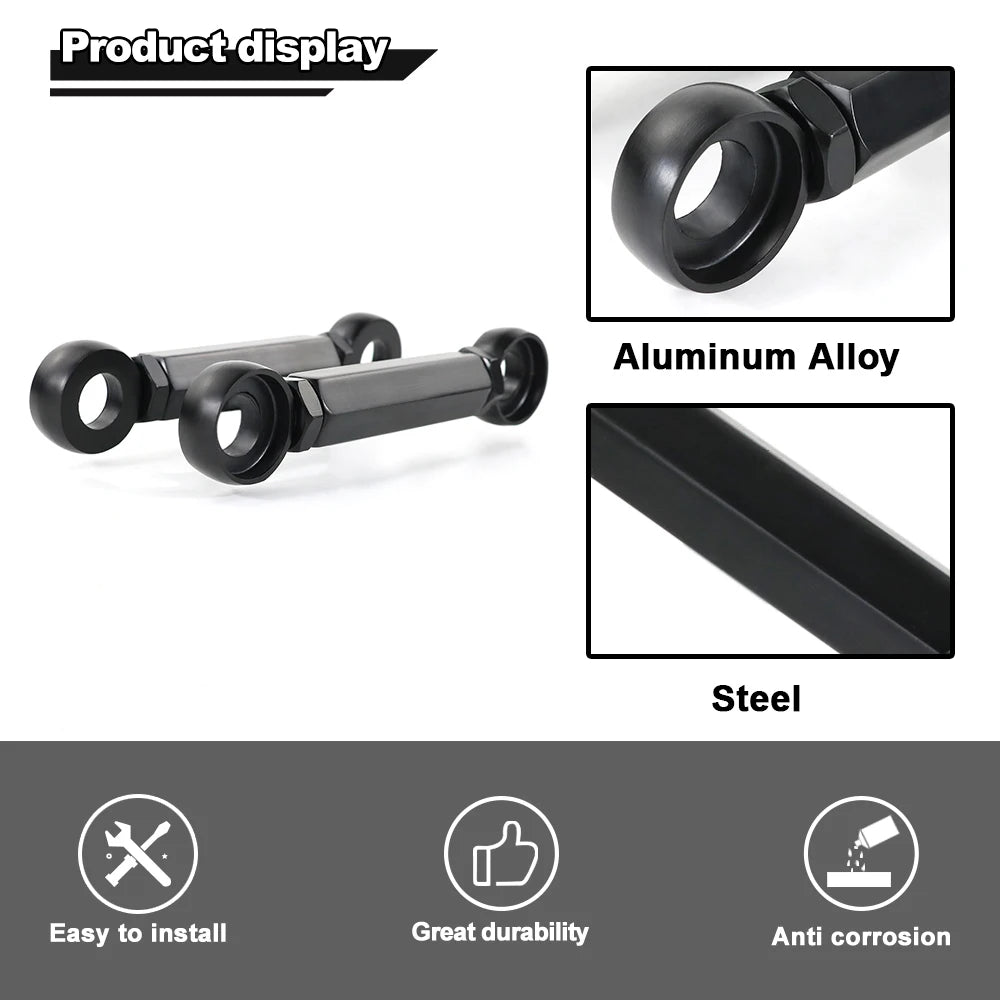 Adjustable rear lowering suspension link for Ducati Panigale V4 and Streetfighter V4
