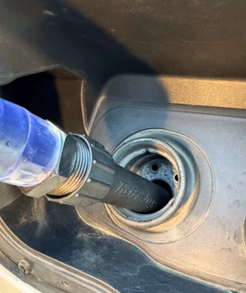 Tuff Jug Spout Adapter - fueling motorcycle tank