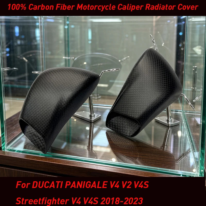 Carbon fibre Ducati Panigale brake air duct cover — alternate view 8