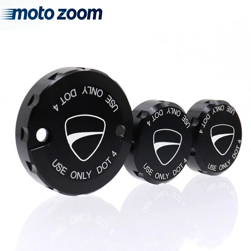 Ducati fluid reservoir and oil cap cover set — alternate view 12