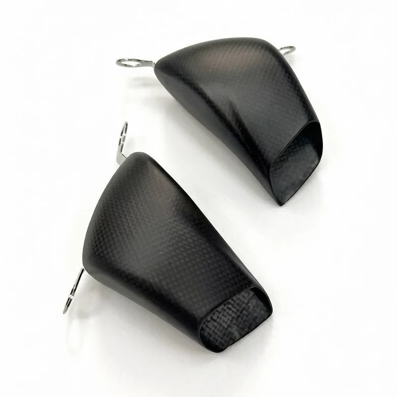 Carbon fibre Ducati Panigale brake air duct cover — alternate view 4