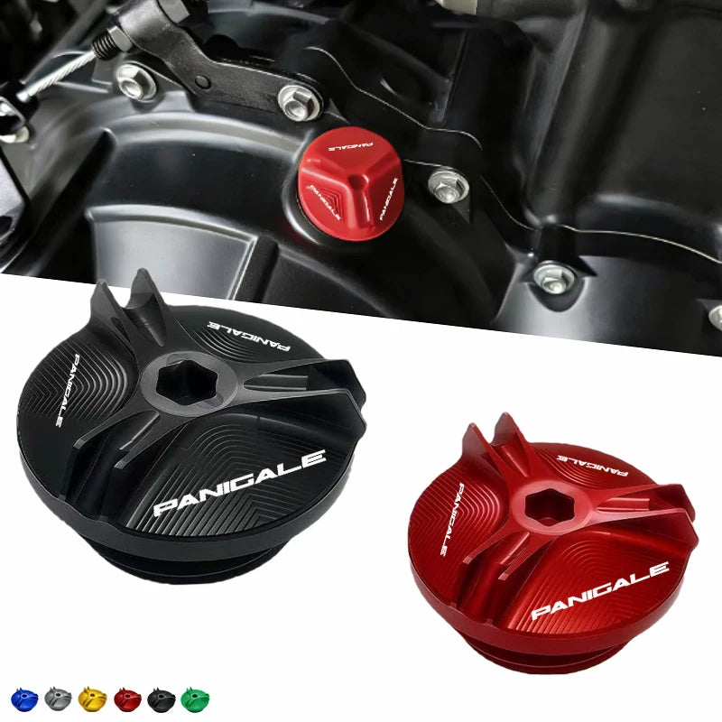Ducati Panigale oil and fuel filler cap bolt set — alternate view 5